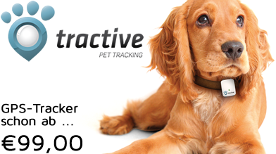 Tractive® - GPS Tracker für Hund & Katz!